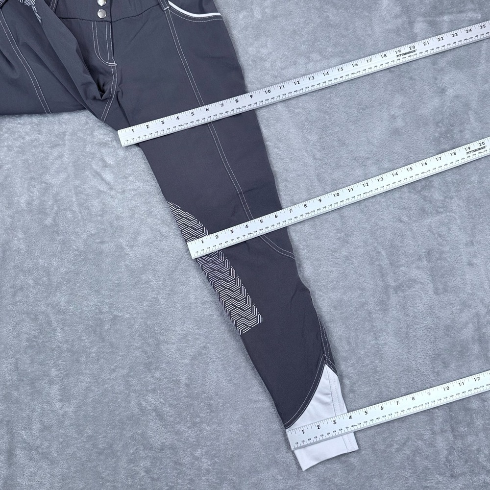 GhoDho Elara Breeches Horse Riding Pants Womens 26 Knee Patch Gray Equestrian - Picture 6 of 9